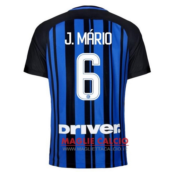 nuova maglietta inter milan 2017-2018 j.mario 6 prima